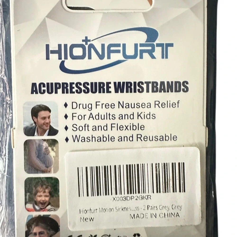 Hionfurt Acupressure Wristbands Drug Free Nausea Relief for Adults‎ and Kids